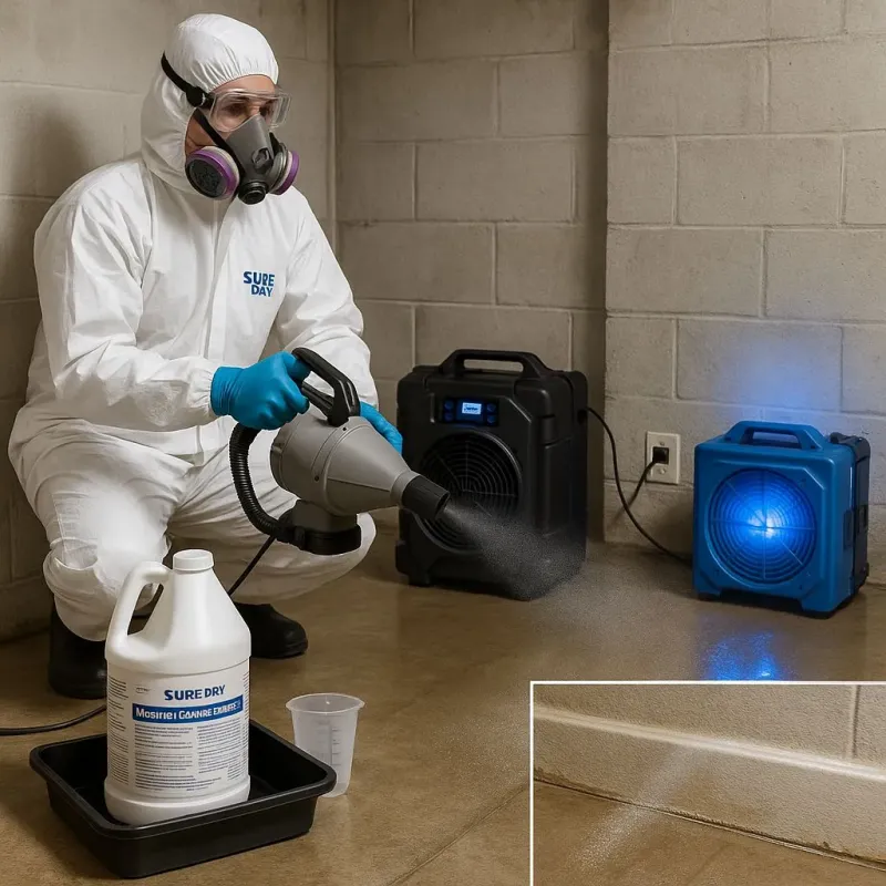 Sanitization and Odor Removal process in Fisher, IL